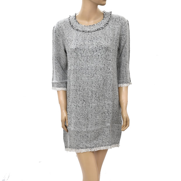 IRO Birnie Fringe Mini Dress S-36