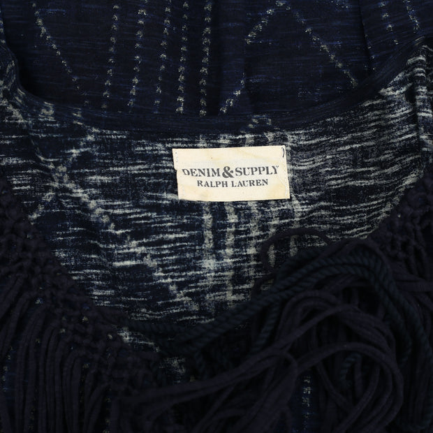 Denim &amp; Supply By Ralph Lauren 流苏衬衫上衣 L