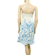Vanessa Virginia Anthropologie Stitched Cornflower MINI Dress