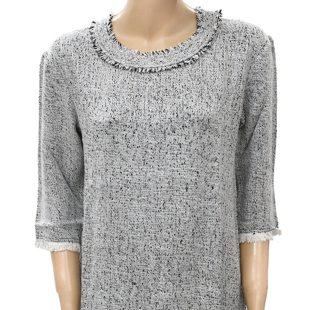 IRO Birnie Fringe Mini Dress S-36
