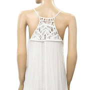 Saturday Sunday Anthropologie 钩针编织背心中长连衣裙 S