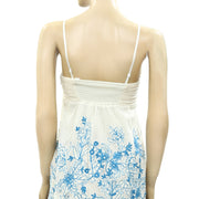 Vanessa Virginia Anthropologie Stitched Cornflower MINI Dress