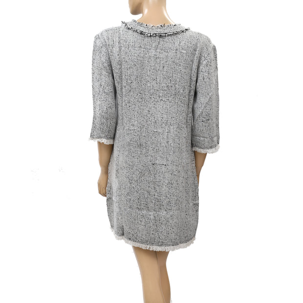 IRO Birnie Fringe Mini Dress S-36
