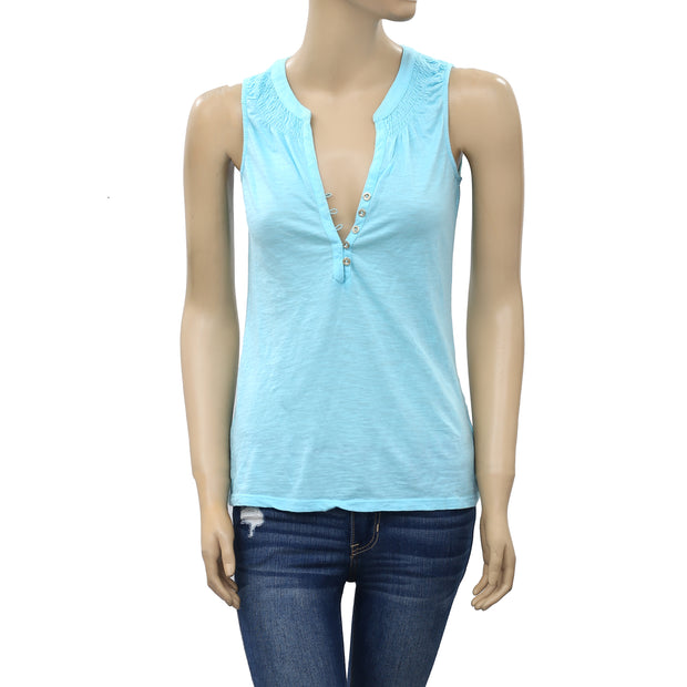 Lilly Pulitzer Solid Essie Tank Blouse Top