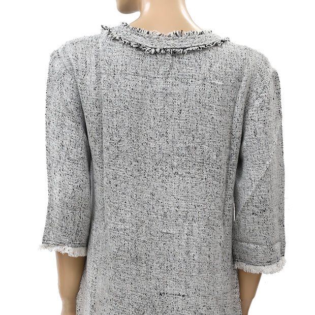 IRO Birnie Fringe Mini Dress S-36