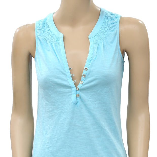 Lilly Pulitzer Solid Essie Tank Blouse Top