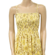 Urban Outfitters UO Athena Smocked Midi Dress