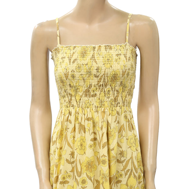 Urban Outfitters UO Athena Smocked Midi Dress