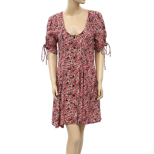 Free People Laced Up Mini Dress