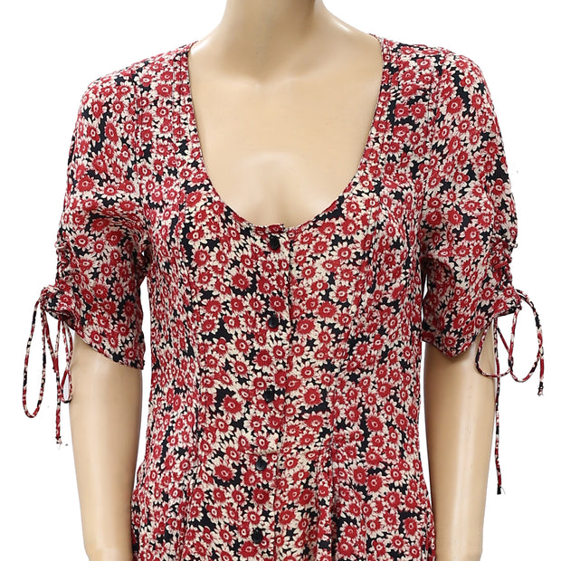 Free People Laced Up Mini Dress