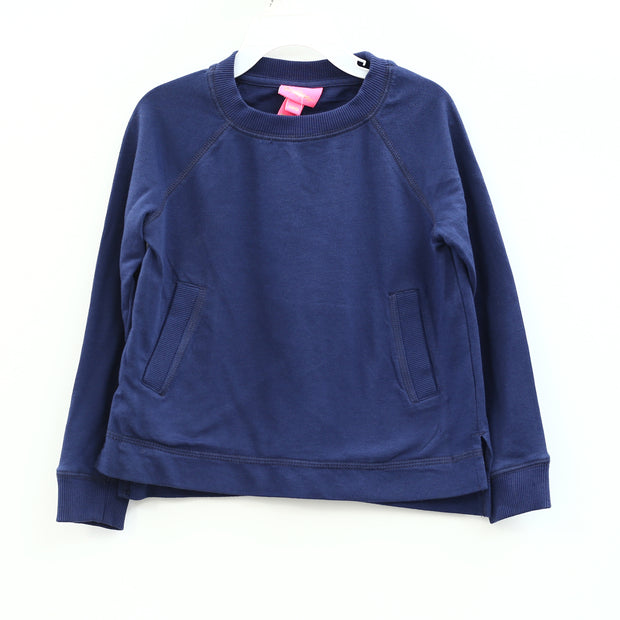 Lilly Pulitzer Girls Luxletic Mini Beach Comber Sweatshirt
