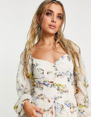 ASOS DESIGN Ruched Tunic Mini Dress XS-2