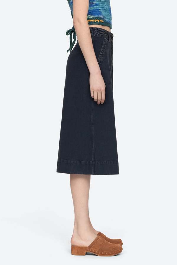 Sea New York Nyla Twill Midi Skirt XS-2