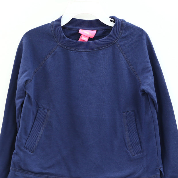 Lilly Pulitzer Girls Luxletic Mini Beach Comber Sweatshirt