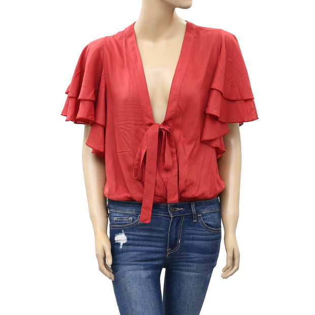 Intimately Free People Call Me Later Solid Bodysuit Top