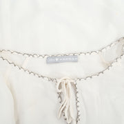 DTLM Don't Label Me Repeat Corded Embroidered Blouse Top S