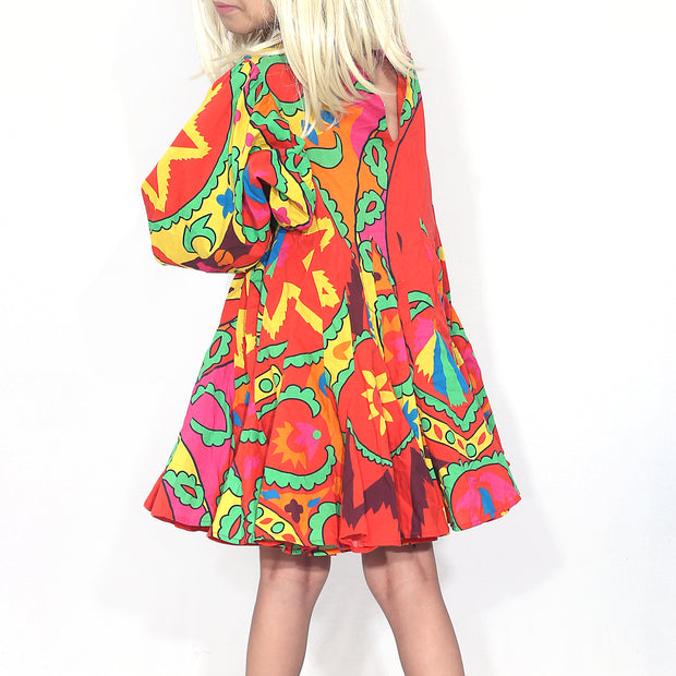 Rhode Resort Kids Girl Printed Flared Mini Dress 6 years