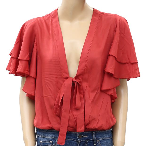 Intimately Free People Call Me Later Solid Bodysuit Top