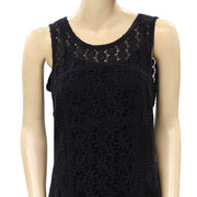 Yoana Baraschi Anthropologie Crochet Lace Mini Dress S