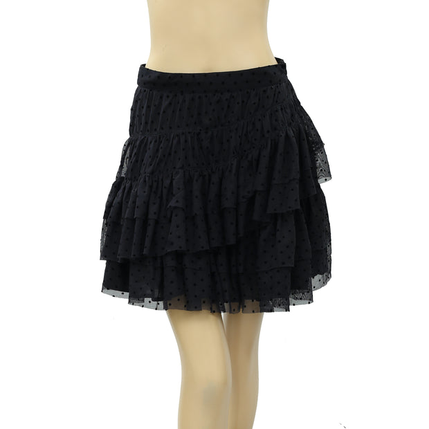 Ulla Johnson Polka-Dot Tulle Mini Skirt
