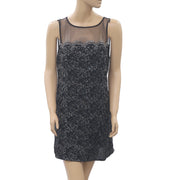 Kimchi Blue Urban Outfitters Metallic Mesh Mini Dress S