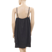 Mbym Fangirl Black Slip Mini Tunic Dress S