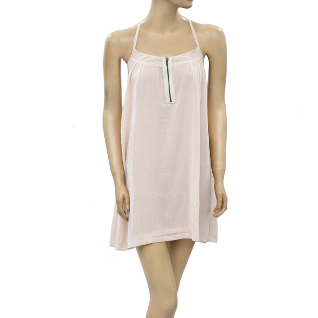 MBYM Guide Solid Pale Nude Mini Dress S