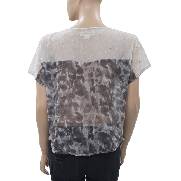 Staring At Stars Urban Outfitters 印花衬衫上衣 M
