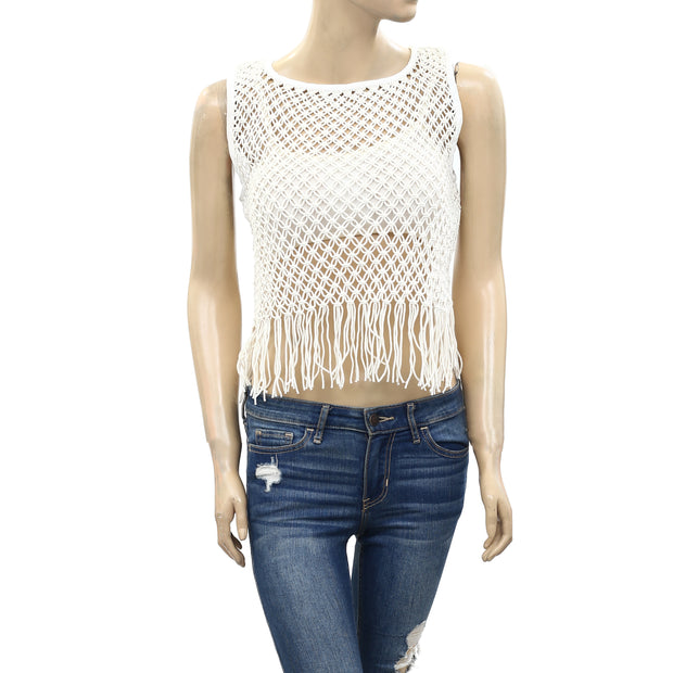 All Saints Jesa Sleeveless Blouse Top S-4