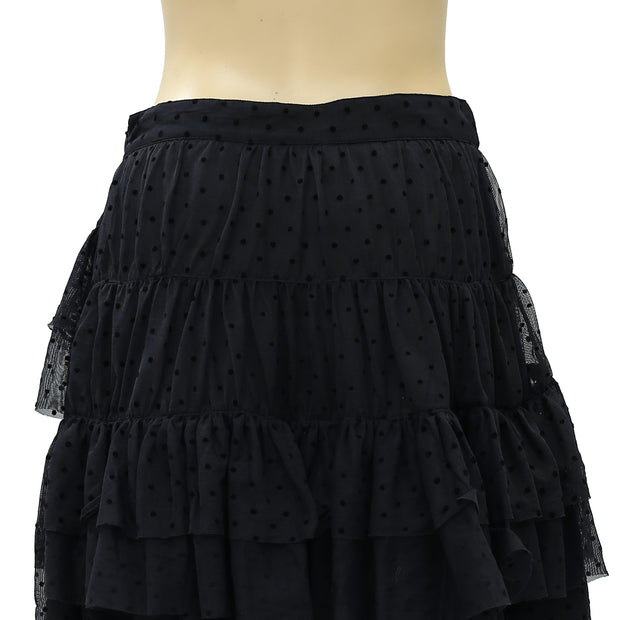 Ulla Johnson Polka-Dot Tulle Mini Skirt