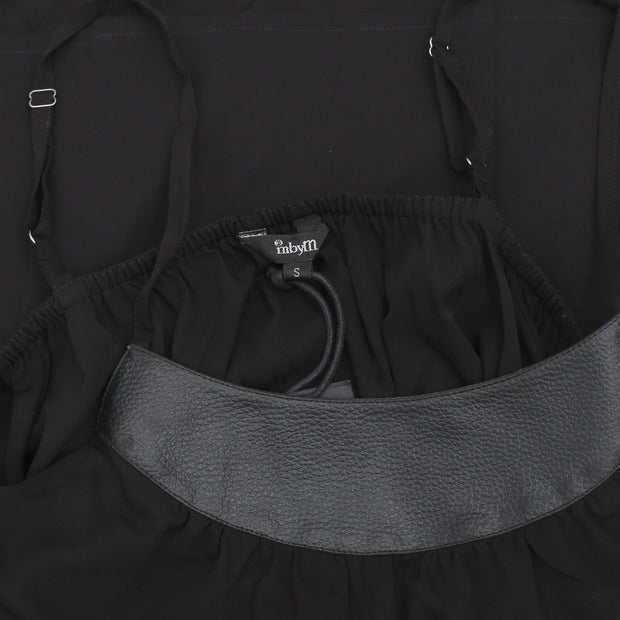 Mbym Fangirl Black Slip Mini Tunic Dress S