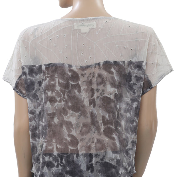 Staring At Stars Urban Outfitters 印花衬衫上衣 M