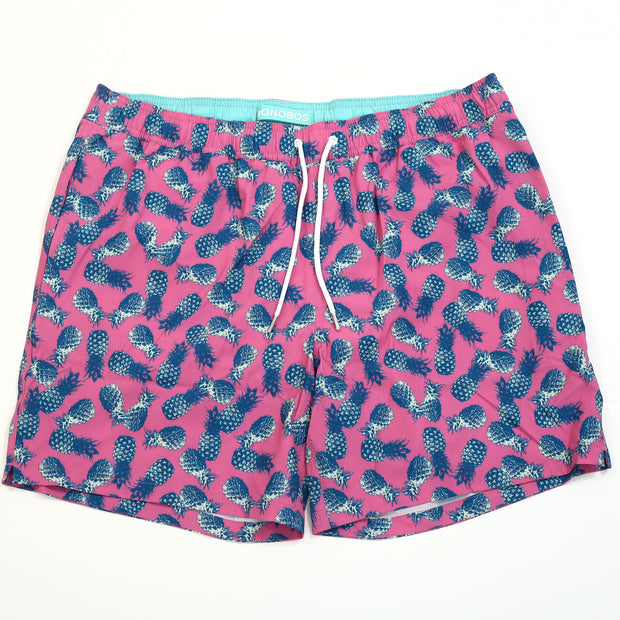 Bonobos Riviera Recycled Swim Trunks Shorts Pineapple Printed Men's L
