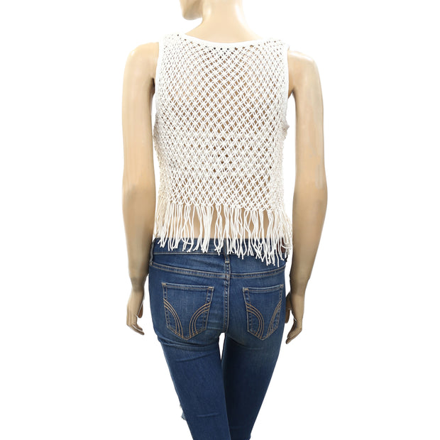 All Saints Jesa Sleeveless Blouse Top S-4