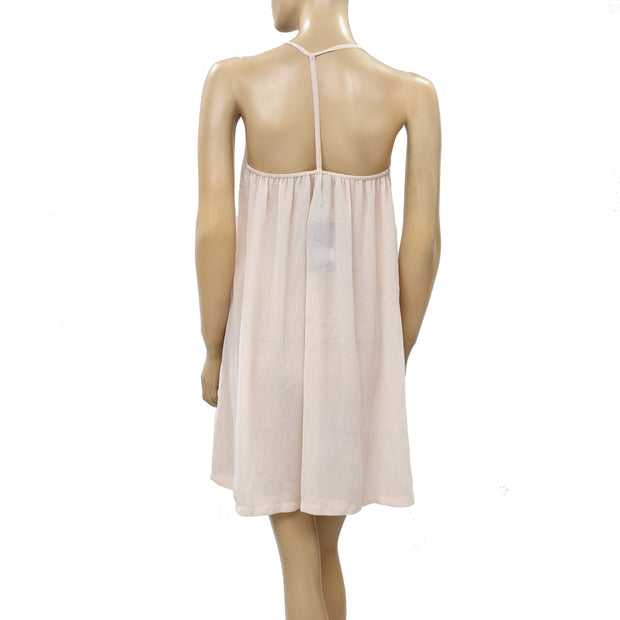MBYM Guide Solid Pale Nude Mini Dress S