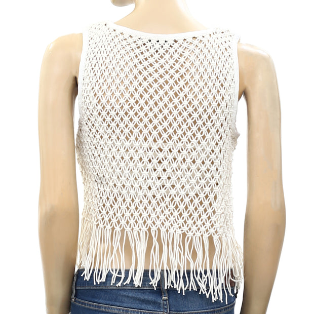 All Saints Jesa Sleeveless Blouse Top S-4