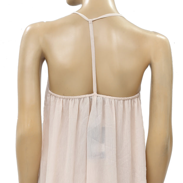 MBYM Guide Solid Pale Nude Mini Dress S