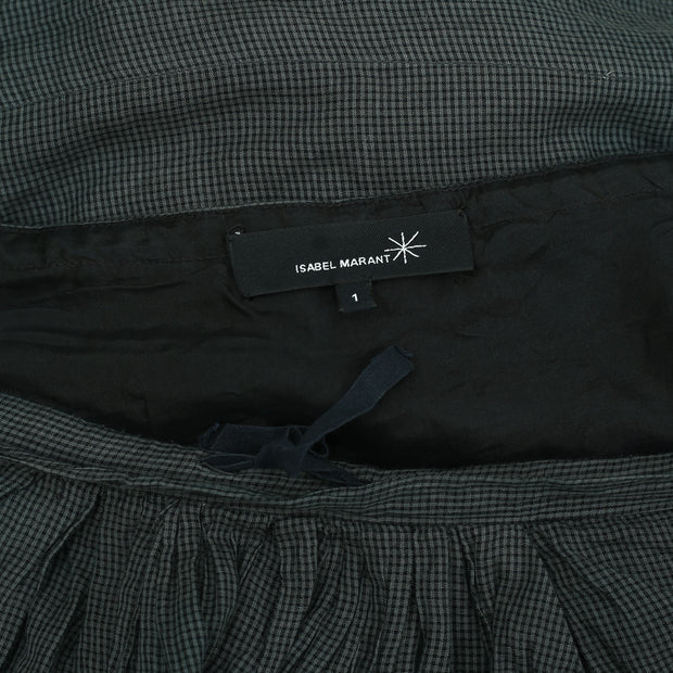 Isabel Marant Check Printed Mini Skirt S-1