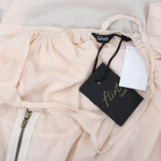 MBYM Guide Solid Pale Nude Mini Dress S