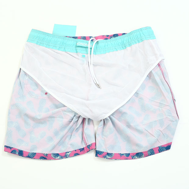 Bonobos Riviera Recycled Swim Trunks Shorts Pineapple Printed Men's L