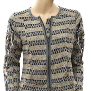 IRO Knitted Jacket Crop Top XS