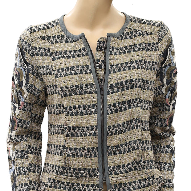 IRO Knitted Jacket Crop Top XS