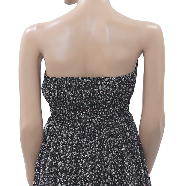 Kimchi Blue Urban Outfitters Floral Printed Mini Tube Dress S