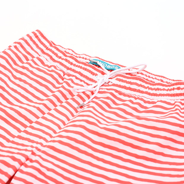 Bonobos Riviera Recycled Swim Trunks Striped Print Shorts M