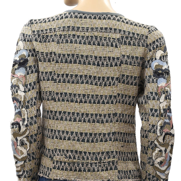 IRO Knitted Jacket Crop Top XS