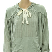 Out From Under Urban Outfitters Helena Gauze Hoodie Top S