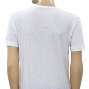 Zadig & Voltaire Wassa Holes Stamp Skull T-Shirt Top