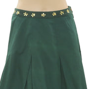 Almatrichi Sequin Embellished Embroidered Skirt S