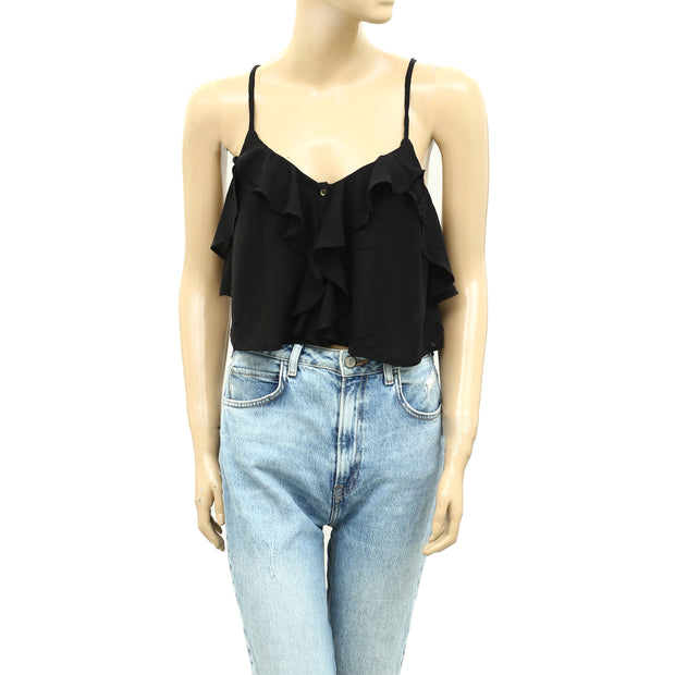 Kimchi Blue Ruffle Criss Cross Top