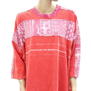 Free People We The Free Happiness In Bloom Tunic Tee Top